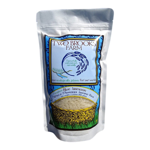 Blue Jasmoon White Mississippi Jasmine Rice - TWO BROOKS FARM